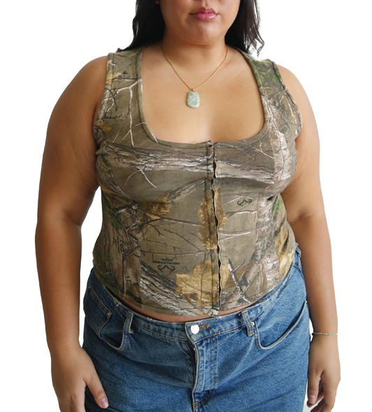 CAMO CORSET TOP 002