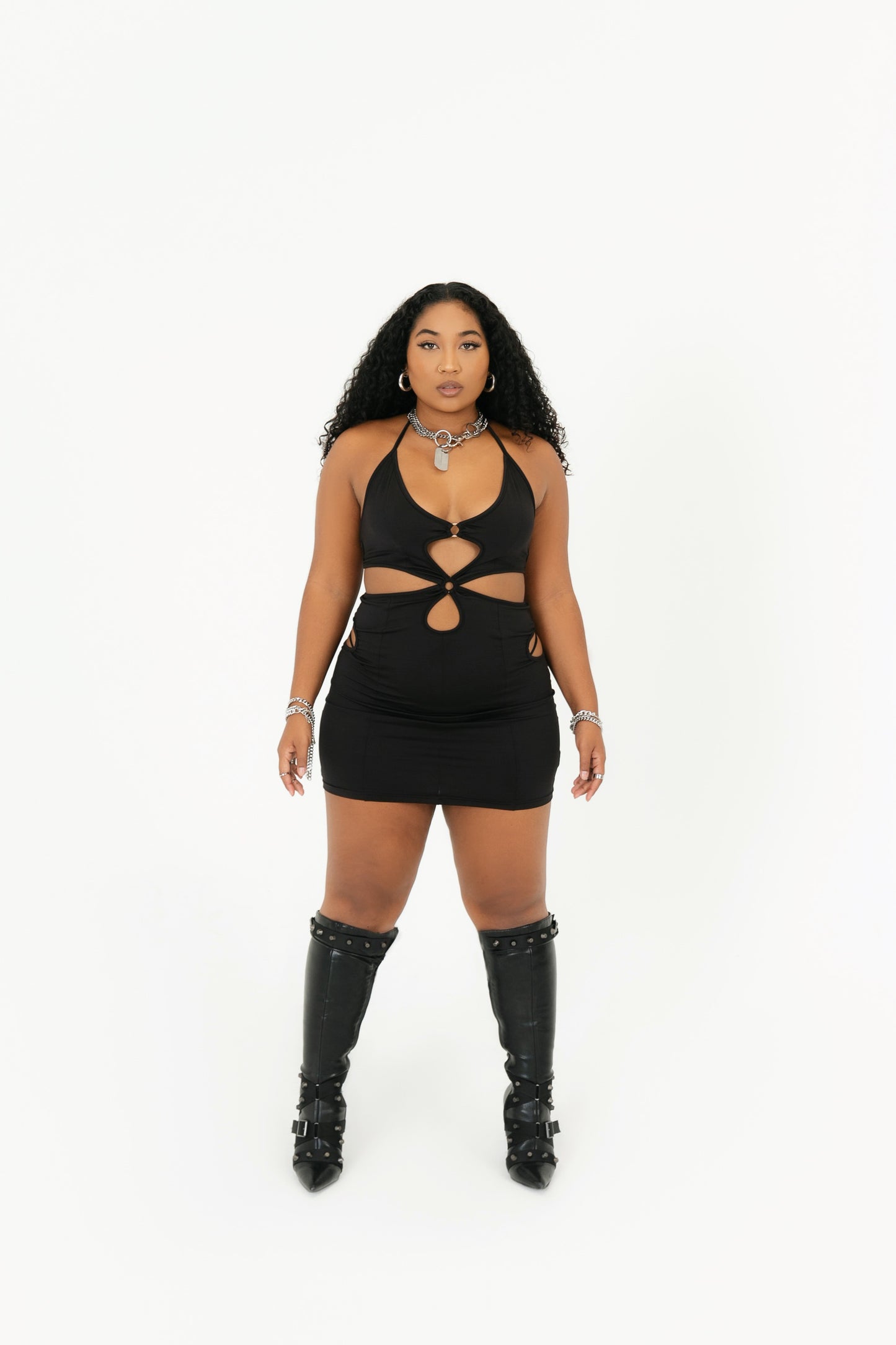 SARA CUT OUT MINI DRESS