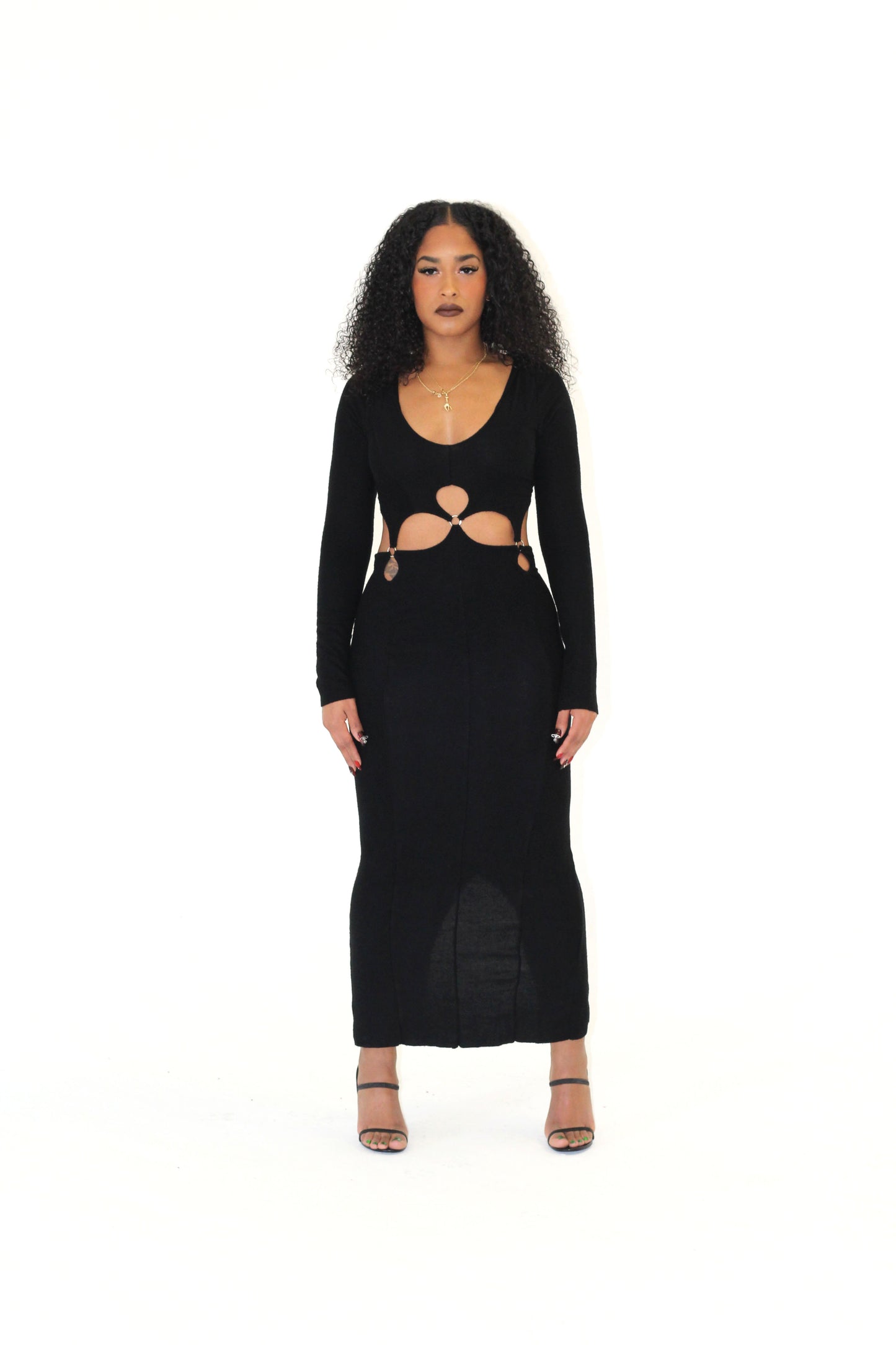 TYLER HOODED MAXI DRESS - MADE TO ORDER