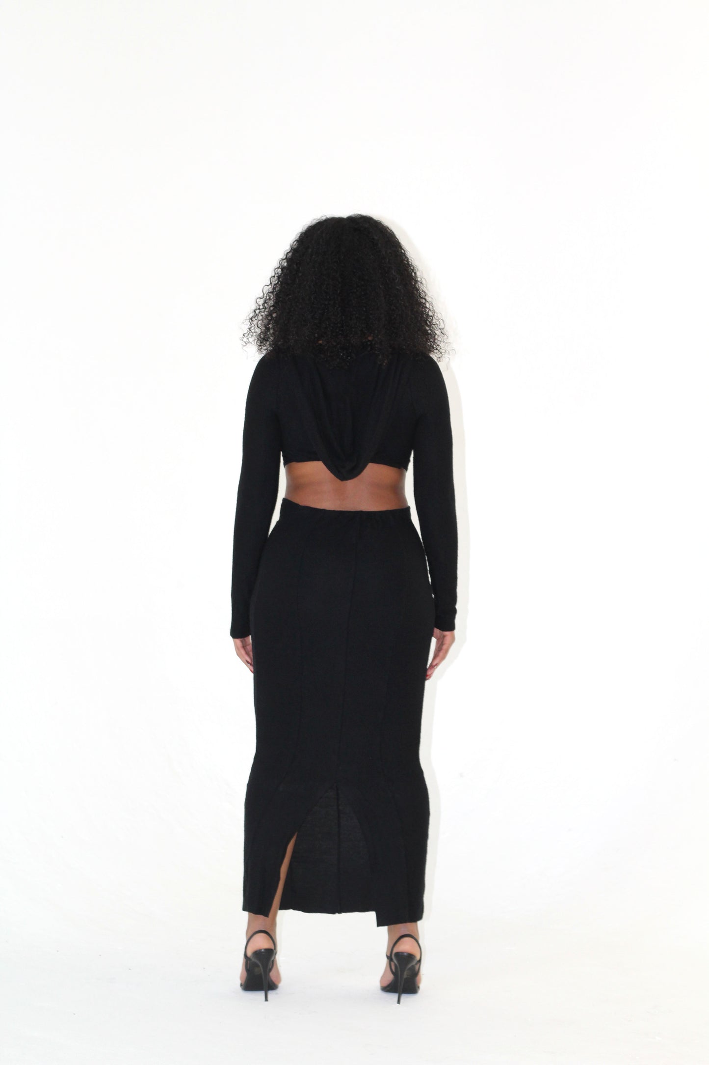 TYLER HOODED MAXI DRESS - MADE TO ORDER