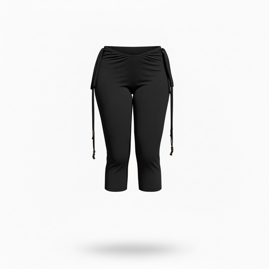 GINNY BLACK CAPRI PANT