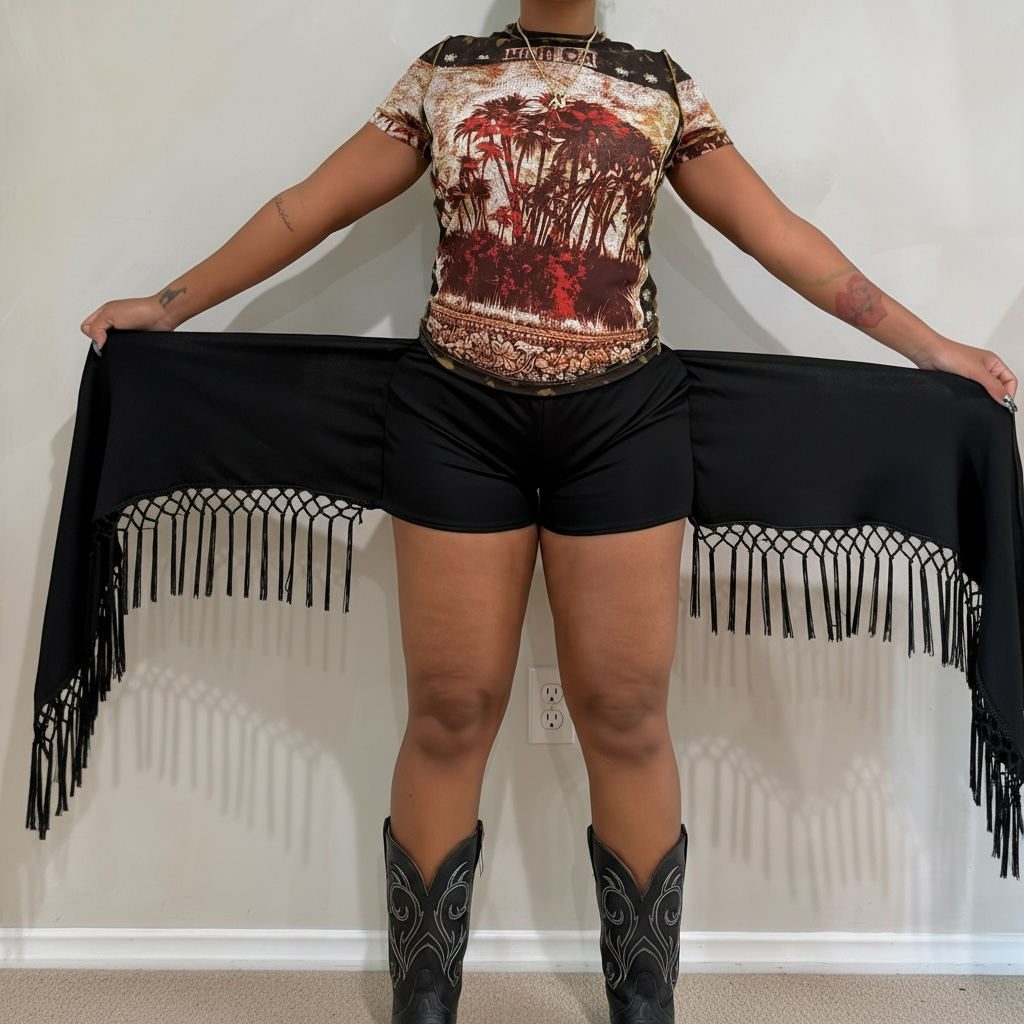 AMIKA WRAP SHORT 002