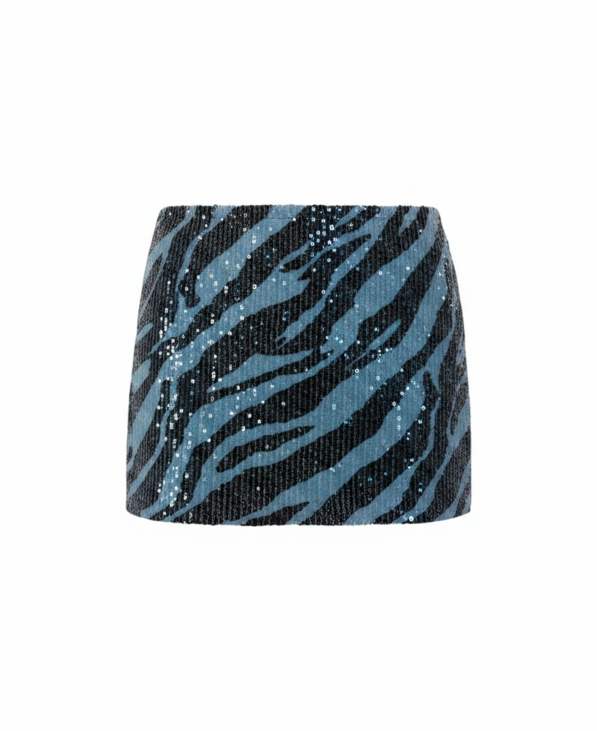 SASHA ZEBRA MINI SKIRT