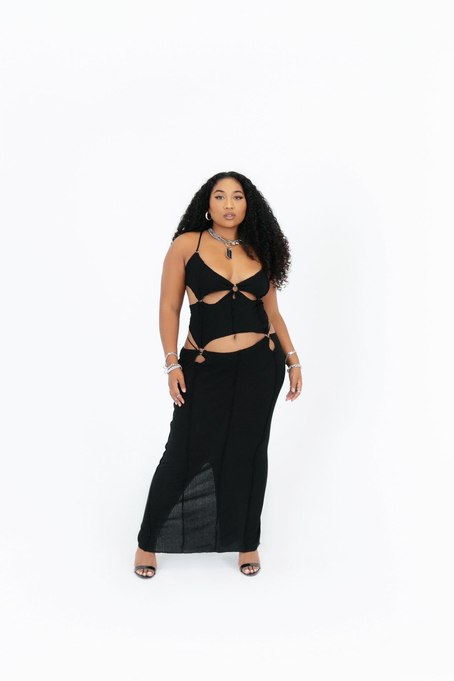 MONICA CUT OUT MAXI DRESS